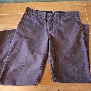 Mens Dickies Flex Skateboarding Brown Pants Size 34 x 30